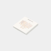 かわいい秋のパッチワークナース医療従事者 ポストイット (アングル)