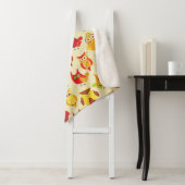 かわいい秋のフクロウベビー シェルパブランケット (インサイチュ)