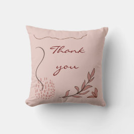 かわいい秋のフローラと幾何学的抽象芸術 クッション