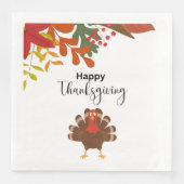 かわいい秋の七面鳥ハッピーサンクスギビング (正面)