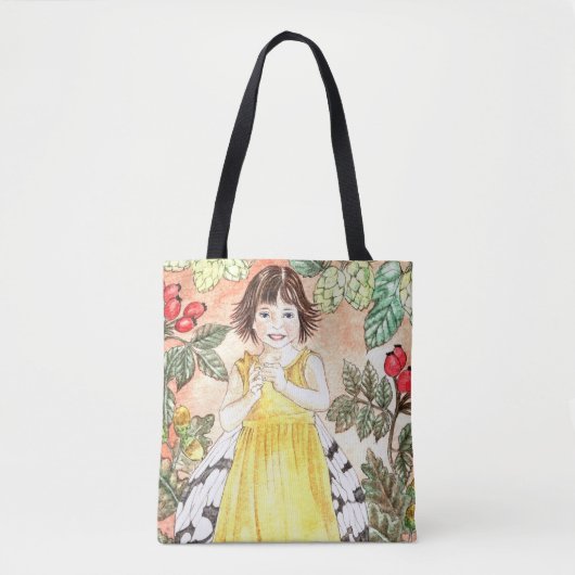 かわいい秋の妖精トートバッグ トートバッグ (正面)