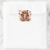 かわいい秋の妖精|過去記事 スクエアシール (バッグ)