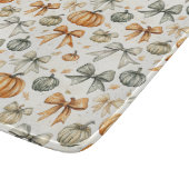 かわいい秋の弓パターン カッティングボード (角)