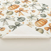 かわいい秋の弓パターン シェルパブランケット (3/4)