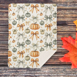 かわいい秋の弓パターン シェルパブランケット