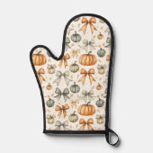 かわいい秋の弓パターン 鍋つかみ (正面)