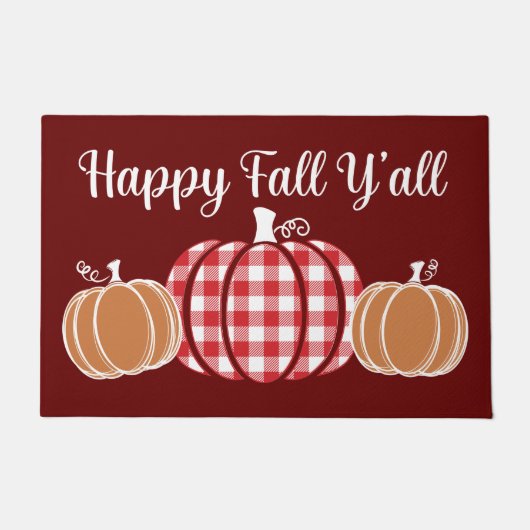 かわいい秋の扉マット ドアマット (正面)