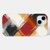 かわいい秋の格子模様 Case-Mate iPhoneケース (裏面 (横))