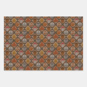 かわいい秋の森 ラッピングペーパーシート (正面2)