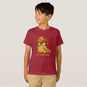 かわいい秋の気分ナメクジ パーカー Tシャツ (正面フル)