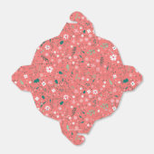 かわいい秋の花イラストレーション花柄 フェイバーボックス (折り畳みなし)