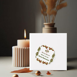 かわいい秋の葉の秋のベリースウィートブライダルシャワー フェイバータグ