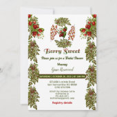 かわいい秋の葉の秋のベリースウィートブライダルシャワー 招待状 (正面)