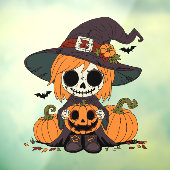 かわいい秋の魔女 ウィンドウサイン (シート3)