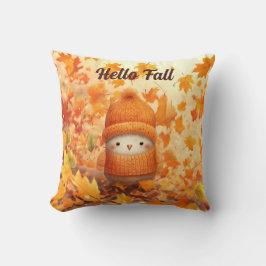 かわいい秋の鳥秋 クッション