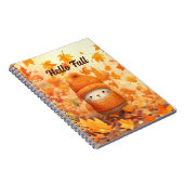 かわいい秋の鳥秋 ノートブック (右側)