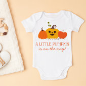 かわいい秋カスタムの祖父母の妊娠 ベビーボディスーツ