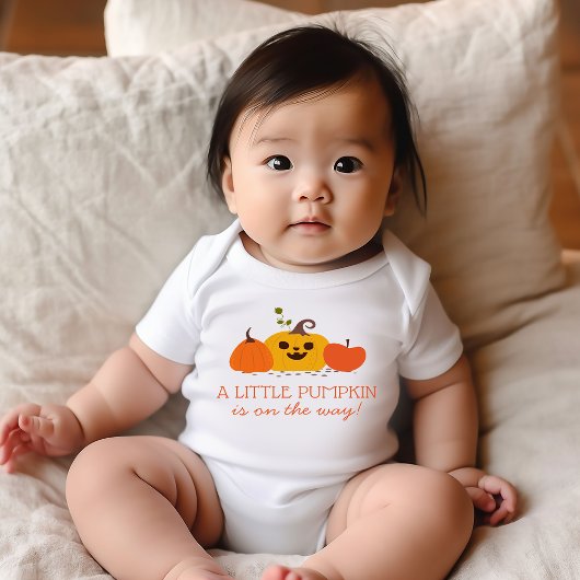 かわいい秋カスタムの祖父母の妊娠 ベビーボディスーツ