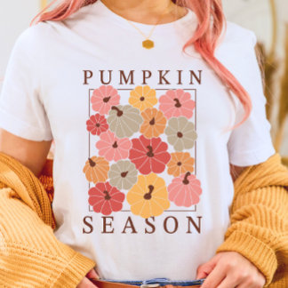 かわいい秋カボチャの季節 Tシャツ