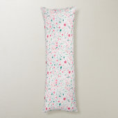 かわいい秋カラフルの花図解入りの、写真付きの柄 ボディピロー (裏面 (縦))