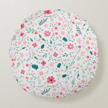 かわいい秋カラフルの花図解入りの、写真付きの柄