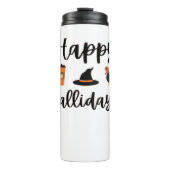 かわいい秋シーズンハッピーファリデイズサンクスギビングホール タンブラー (正面)