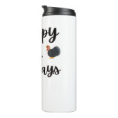 かわいい秋シーズンハッピーファリデイズサンクスギビングホール タンブラー (回転右)