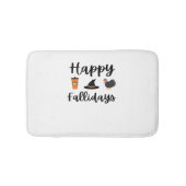 かわいい秋シーズンハッピーファリデイズサンクスギビングホール バスマット (正面)