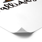 かわいい秋シーズンハッピーファリデイズサンクスギビングホール ポスター (角)