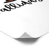 かわいい秋シーズンハッピーファリデイズサンクスギビングホール ポスター (角)