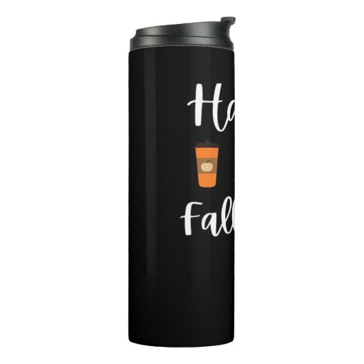 かわいい秋シーズンファン幸せな偽りの日感謝祭 タンブラー (回転左)