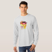 かわいい秋スイーツ秋/コーヒー Tシャツ (正面フル)