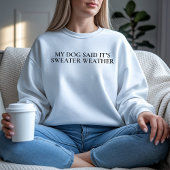 かわいい秋ドッグシャツ、セーターのウェザーシャツ Tシャツ