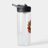 かわいい秋ハムスターヨガ ウォーターボトル (右面)