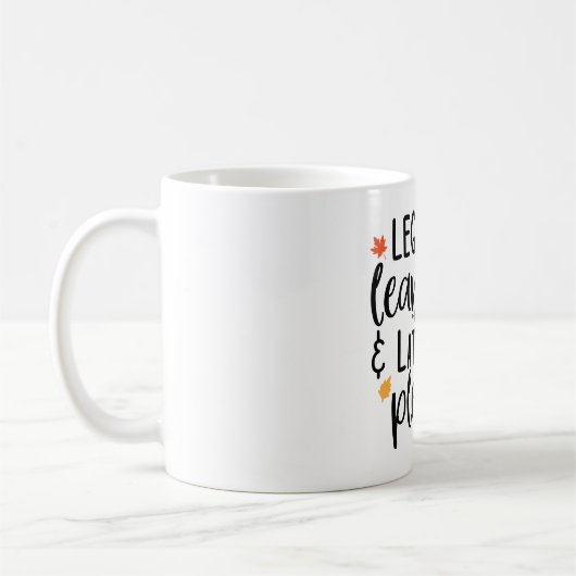 かわいい秋マグカップ コーヒーマグカップ (左)