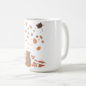かわいい秋マグカップ コーヒーマグカップ (正面右)