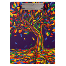 かわいい秋レインボーツリーパープルオータムンサンクスギビング