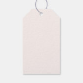 かわいい秋ワイルドフラワーカボチャ ギフトタグ (裏面)