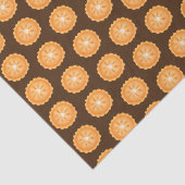 かわいい秋季節のカボチャのパイをタイル 薄葉紙 (詳細)