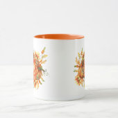 かわいい秋季節のカボチャ マグカップ (中央)