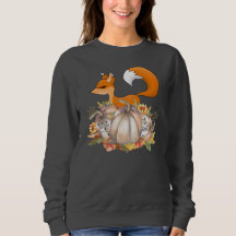 かわいい秋季節の狐