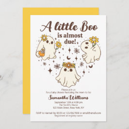 かわいい秋少しブーはほとんど赤ちゃんシャワーが原因 招待状