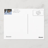 かわいい秋田キスをする雪だるま秋田写真 ポストカード (裏面)