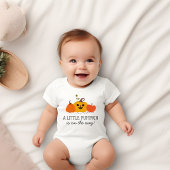 かわいい秋祖父母の妊娠発表 ベビーボディスーツ