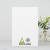 かわいい科学機器 便箋 (スタンド正面)
