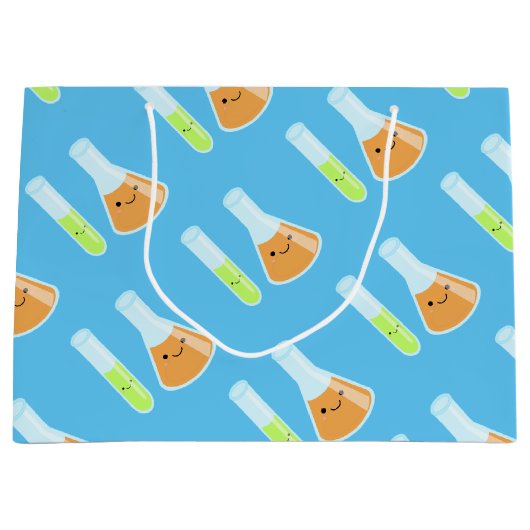 かわいい科学研究室 ラージペーパーバッグ (正面)