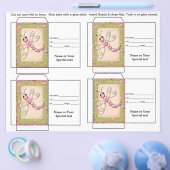 かわいい種のパケット ギフトまたはおまけ チラシ (シングル)