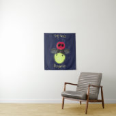 かわいい稲妻の虫ホタル漫画イラストレーション タペストリー (インサイチュ)