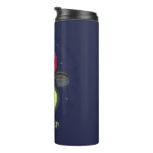 かわいい稲妻の虫ホタル漫画イラストレーション タンブラー (回転右)