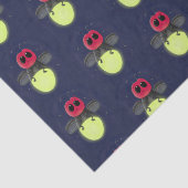 かわいい稲妻の虫ホタル漫画イラストレーション 薄葉紙 (詳細)